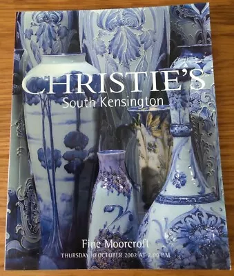 Buy  VINTAGE Moorcroft Pottery Christies Auction Catalogue OCTOBER 2002 • 10£