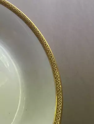 Buy LIMOGES  France China  SOUP BOWL  -  FGC Coronet Pattern + Gilt  -  7 5/8in Dia • 4.18£