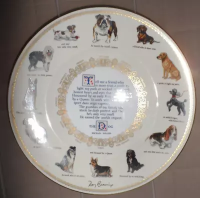 Buy Aynsley China 1978 The Dog Fine Bone China 27cm Collector Plate • 8.99£