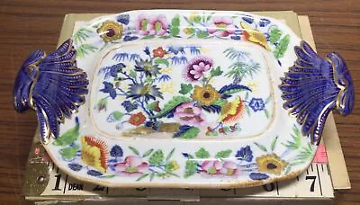 Buy Vintage Britannicus Dresden China Cheese Or Butter Dish Hicks & Meigh *Seconds* • 14.99£