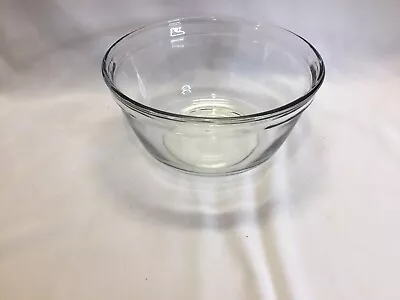 Buy Vintage Anchor Hocking Ovenware Clear Glass Mixing Bowl 2.5 Qt #1058 8  X 4  • 16.59£