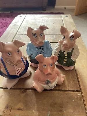 Buy Wade Natwest Pig Money Boxes 'Lady Hilary', 'Annabel', 'Maxwell', 'Baby Woody' • 34.99£