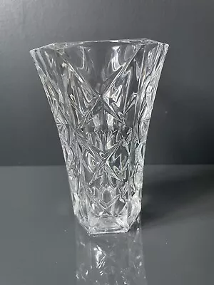 Buy Vintage Hexagonal Cristal D'Arques Bub Vase Lead Cristal Pressed Glass 5  Tall • 10£