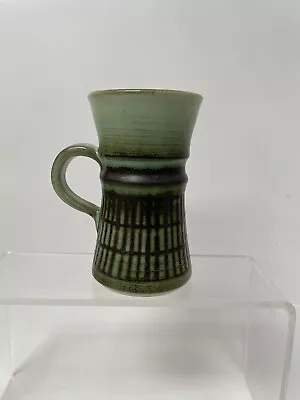 Buy Vintage Iden Pottery Olive Green Ceramic Mug/Cup Hand Made Rye Sussex • 14.99£
