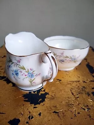 Buy English Vintage Duchess China - Tranquility Design, Milk Jug & Sugar Bowl • 15.99£