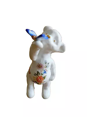 Buy Ansley Cottage Garden China Teddy Bear With Butterfly • 20£