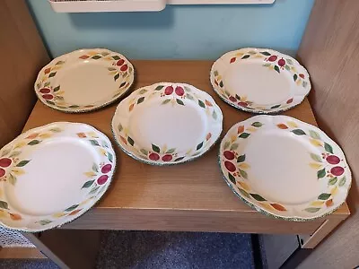 Buy Vintage St Michael Damson Dinner Plates X 5  Size 10.5 Inches • 19.99£