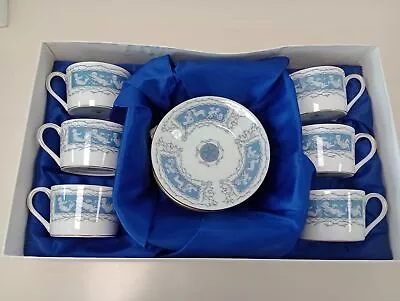 Buy Coalport Bone China Boxed Set Of Six Cups And Six Saucers Revelry Design • 24.50£