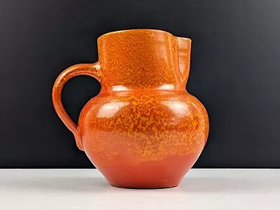 Buy Antique C H Brannam Orange Speckle Ceramic Jug / Pitcher, Barnstaple Barum Ware • 59£
