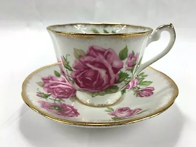 Buy Vintage Royal Standard Fine Bone China Cup & Saucer ORLEANS ROSE Pink Rose • 9.27£