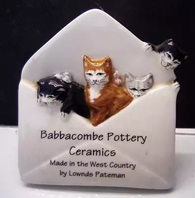 Buy Babbacombe Pottery Advertising Collectors Display Plaque.. Cats • 22£