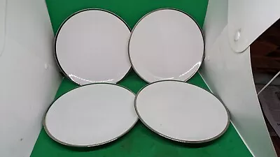Buy 5 X Thomas Germany Medallion Thick Platinum Band 21cm Dessert Plates • 26£
