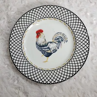Buy Vera Bradley Rooster  Plate Andrea By Sadek Home Design Rooster Decor Plate 8  • 13.99£