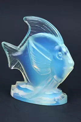 Buy Sabino Opalescent Art Glass Deco Fish Figurine French Poissons MINT • 130.70£