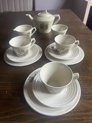 Buy Art Deco 1920s Children's China Tea Set Goldilocks And The Three Bears • 8£