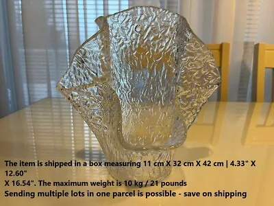 Buy Vintage Glass Finnish Vase By Muurla • 23.30£