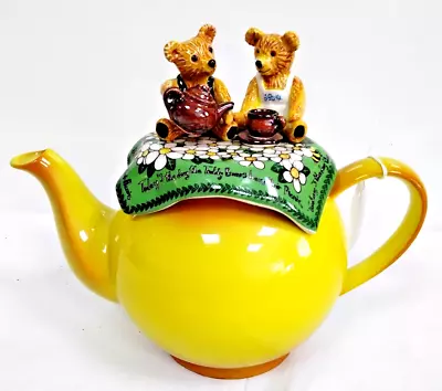 Buy Paul Cardew Design “SALE”Vintage Teddy Bear Picnic T-Pot Made In England - AA13 • 30£