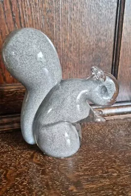 Buy WEDGWOOD Grey Speckled Glass Squirrel Paperweight • 28£