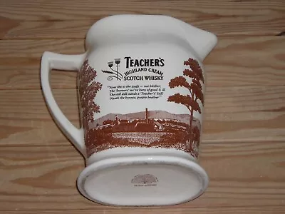Buy Teacher's Highland Cream Scotch Whisky Water Jug . Seton Pottery • 11.99£