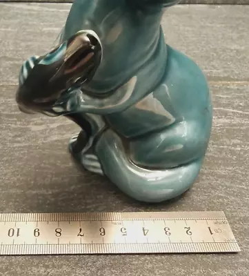 Buy Vintage Poole Pottery Blue Otter With Fish • 10£