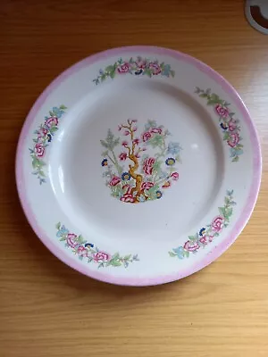 Buy Vintage Swinnertons Large Round Pink Floral, Decorative Plate -13  • 24£
