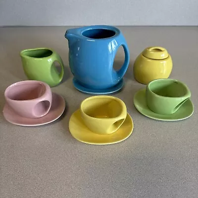 Buy Vintage Schylling Multicolored Modern Children’s Tea Set 11 Pieces • 9.34£
