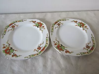 Buy Vintage Retro Alfred Meakin China Avalon Pair Of Dinner Plates 22cm Diameter • 9.99£