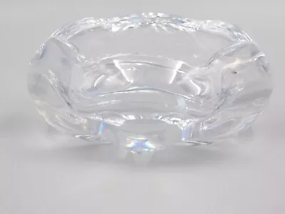 Buy Heavy Swedish Orrefors Clear Glass Bowl. • 24.99£