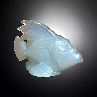 Buy Sabino Signed Paris France Opalescent Yarmor Poisson #F107 Large Art Glass Fish • 837.81£