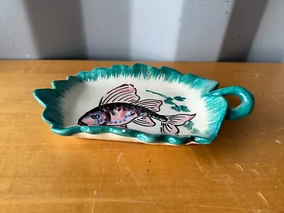 Buy Vintage Vallauris Pottery Fish Design Butter Dish • 10£