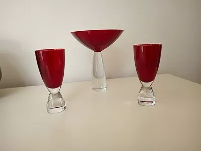 Buy Julien Macdonald Royal Doulton IGNITE Crystal Martini Glass, 2 Vodka Glasses • 50£