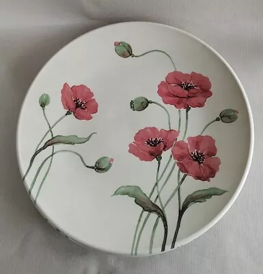 Buy Two Poole Pottery Poppy Large Plate 11  • 8£