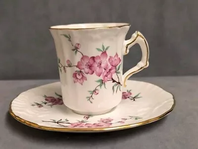 Buy Spode Hammersley Bone China Coffee Cup & Saucer - Floral Pattern. • 15.50£