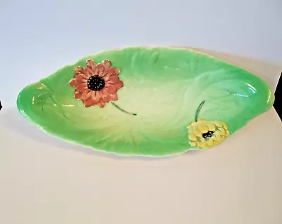 Buy Genuine Staffordshire 1940's Hand Painted Flora Dish / Tray -Shorter & Son LTD. • 6.99£