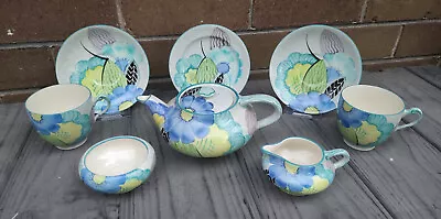 Buy Gray's Pottery Art Deco Breakfast Set For Two Susie Cooper Sam Talbot C1932 • 175£