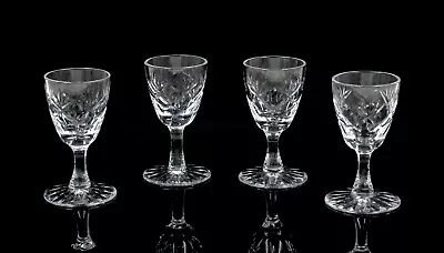 Buy Four Webb Corbett Crystal Prince Charles Pattern Cordial Glasses 1964 • 15£