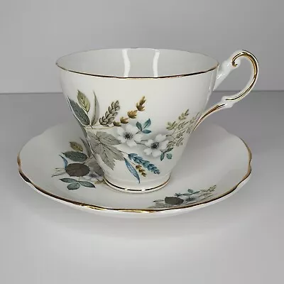 Buy Vintage Regency English Harvest Bouquet Bone China Vintage Tea Cup & Saucer • 6.50£