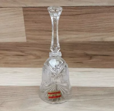 Buy Vintage Lead Crystal Echt Bleikristal Glass Hand Bell Made In West Germany • 7.99£