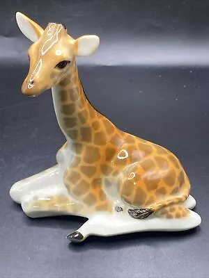 Buy Giraffe 13.5 Cm Tall. Collectors Imperial Russian  LOMONOSOV PORCELAIN  • 60£