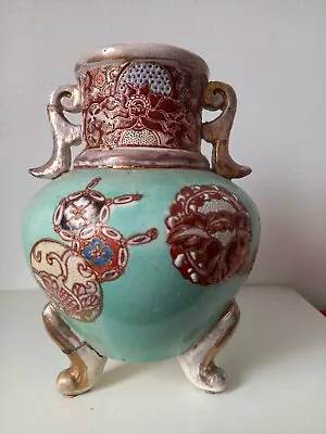 Buy Large Antique Japanese Satsuma Pottery Censer Japanese Pottery Meiji • 19.90£