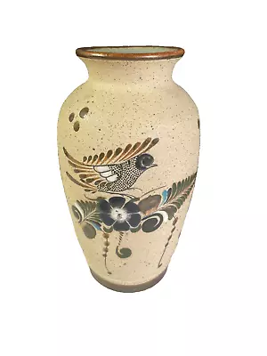 Buy Mexican Talavera Hand Painted Ceramic Vase 21.5 Cm Tall, Vintage, Decorative • 19.50£