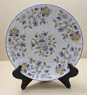 Buy DINNERWARE: 1993 Minton Haddon Hall Blue 11” 1/4 Cake Plate -Bone China England • 32.62£