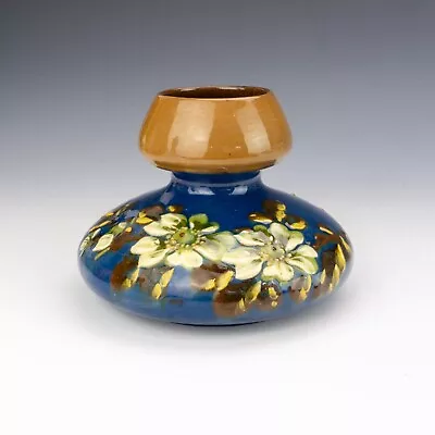 Buy Torquay Exeter Art Potteries - Slip Flower Decorated Arts & Crafts Pottery Vase • 29.99£