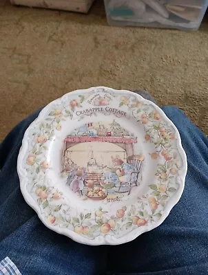 Buy Royal Doulton Brambly Hedge Pattern 8 Inch Plate Crabapple Cottage 1st Quality  • 19.99£