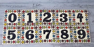 Buy Talavera Style Mexican Pottery House /Door Number Folk Art Hand Painted • 9.99£