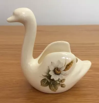 Buy Vintage Brixham Pottery Ceramic Swan - Dawlish - Made In Devon • 0.99£