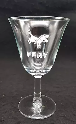 Buy Vintage Retro 1970's Pony Advertising Drinking GLASS, Vgc. • 6.50£