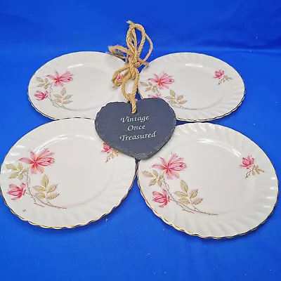 Buy QUEEN ANNE China * 4 X TEA, SIDE Or BREAD PLATES * Vintage 1950s Roses VGC • 9£