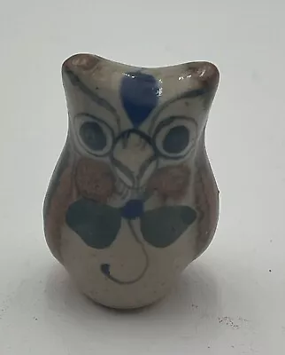 Buy Mini Tonal Mexican Pottery Owl Figurine • 9.32£