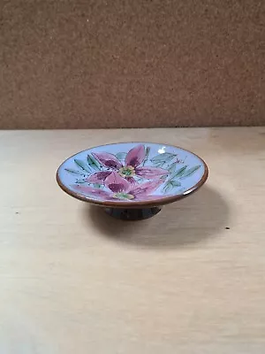 Buy Chelsea Studio Pottery Handpainted Floral Small Plate.Signed. • 15£